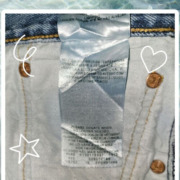 Levi's 501 Button fly 33 x 30 High waist Wedgie - Picture 10 of 16